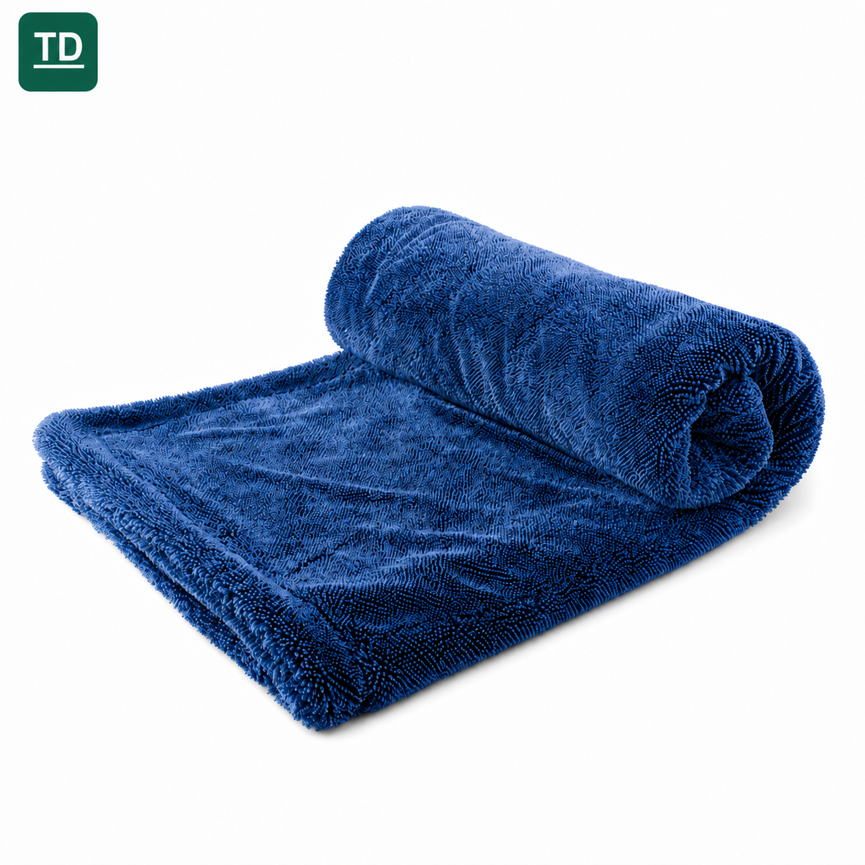 Dickes blaues Mikrofasertuch für Detailing