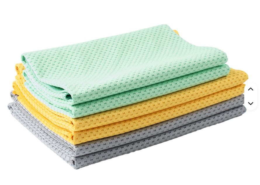 Glasreinigungstücher in verschiedenen Farben